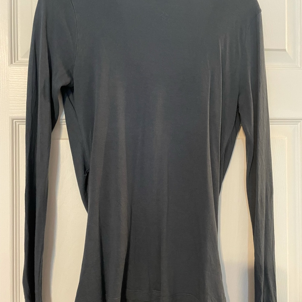Ann Taylor Loft teal colored shirt - Picture 4 of 4